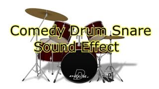 Comedy Drum Snare HD Badadum [upl. by Dimo]