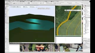 ArchiCAD Tutorial How to create and refine a terrain  Part 22 [upl. by Winebaum]