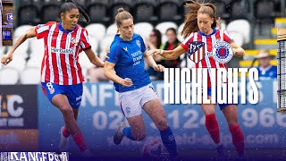 HIGHLIGHTS  Atletico Madrid v Rangers Women  UWCL  07 Sep 2024 [upl. by Euqina]