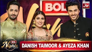 BOL Nights with Ahsan Khan  6 June 2019  Danish Taimoor  Ayeza Khan  BOL Entertainment [upl. by Gurango350]