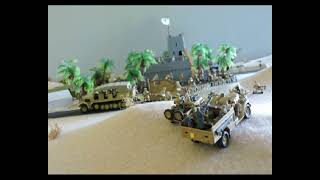 172 Scale Military Diorama Battles In The Land Of Counterpane  Desert War [upl. by Elconin]