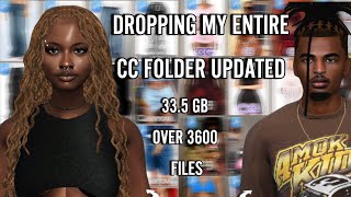 DROPPING MY ENTIRE CC FOLDER UPDATED [upl. by Persson744]