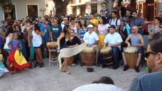 Live Bomba music in Old San Juan Puerto Rico [upl. by Christabel]