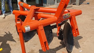 Manual reversible disc plough sadhu implements Sangaria [upl. by Ahtabbat]