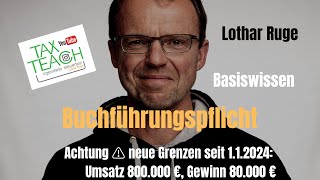 Buchführung Teil 2 Buchführungspflicht [upl. by Croydon]