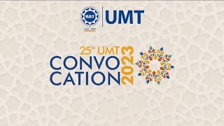 Watch Live the 25th Convocation of UMT [upl. by Muncey]