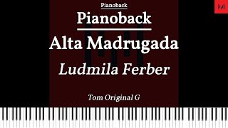 PIANOBACK Ouço Deus Me Chamar  Ludmila Ferber TOM G ORIGINAL LEGENDADO [upl. by Hteazile99]