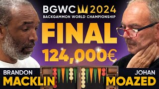 Backgammon World Championship 2024  FINAL Monte Carlo [upl. by Alemahs]