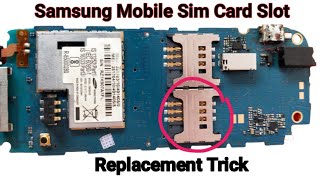 How to change sim tray Samsung Mobile  Sim slot replacement any mobile [upl. by Griffie338]