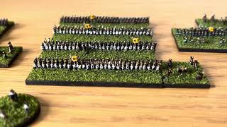 Wagram in 3mm  Part 6  Austrian Advance Guard [upl. by Atnuahc]