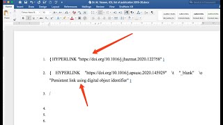 HYPERLINK quotHyper link error fixedMS word Mac [upl. by Pompea192]