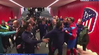 Atletico Madrid vs Man City Entire Tunnel Fight [upl. by Odinevneib]