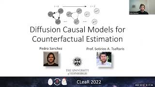 Diffusion Causal Models for Counterfactual Estimation  CLeaR 2022 [upl. by Ynneg]