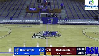 Breathitt County Bobcats vs Madisonville Maroons  12152023 [upl. by Harlen130]