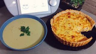 😍 Quiche recipe  Quiche poulet et champignons😋 soup quiche thermomix [upl. by Cynthie225]