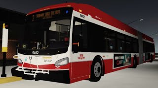 Event TTC  2023 New Flyer XDE60 9402 Line 2 Shuttle to Warden Station [upl. by Eciralc]