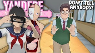 EXPOSING THE HEADMASTERS SECRET ROUTINE  Yandere Simulator [upl. by Donell793]