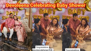 Devoleena Bhattacharjee and Shanawaz Sheikh Celebrating Baby Shower [upl. by Naghem]