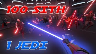 100 SITH vs 1 JEDI In Virtual Reality Blade amp Sorcery [upl. by Chlori]