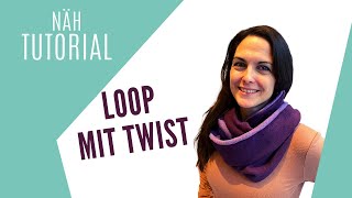 Der LOOP mit TWIST zum selber nähen [upl. by Adnalue]