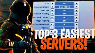 Easiest Servers To Win On EASY MODE FORTNITE BEST SERVER FOR EASY FORTNITE WINS [upl. by Lejna]