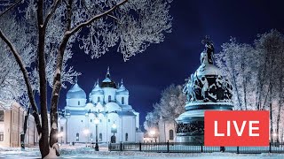 VELIKY NOVGOROD The First Capital of Russia Founded in 859 in The Winter 2023 LIVE [upl. by Onihc25]