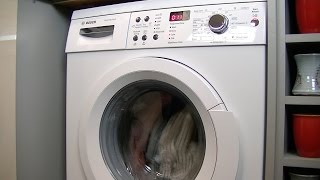 Bosch Serie  6 WAQ283S1GB Automatic washing machine Review amp Demonstration [upl. by Felicie40]