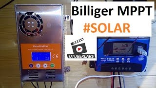 Mein ECHTER günstiger MPPT make sky blue Solar Laderegler 12  24 VOLT Top Qualität Empfehlenswert [upl. by Annaek]