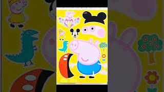 Peppa pig Sticker Book George 🐷 페파피그 스티커북 조지 [upl. by Atnima]