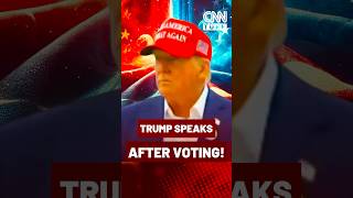 Donald Trump Speaks After Voting in Florida  The US Election 2024 [upl. by Scottie]