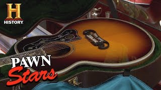 Pawn Stars Gibson Master Museum Acoustic Guitar  History [upl. by Awe]