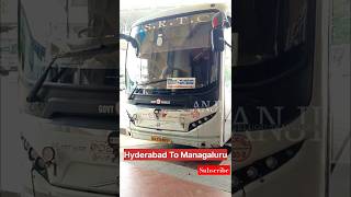 Hederabad To Mangaluru Ambari Sleeper Bus shorts buslover bus ytshorts [upl. by Farwell]