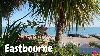 Eastbourne Town Centre and Promenade UK Walking Tour [upl. by Icyaj]