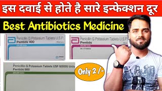 pentids 400 uses hindi 🔥 penicillin g potassium tablets uses  benzylpenicillin injection [upl. by Iznyl]