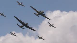 RIAT 2018 Battle of Britain Memorial Flight The Trenchard Formation [upl. by Hatcher]