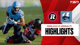 CFL WEEK 20 Toronto Argonauts vs Ottawa Redblacks FULL HIGHLIGHTS [upl. by Nowyt]