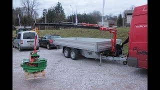 Hydraulická ruka Maxilift na přívěsu [upl. by Akimit6]