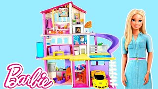 How to make barbie dream house kitchen bedroom elevator slide barbie dollhouse diyminiature [upl. by Bordy]