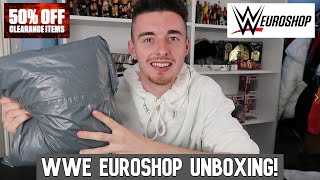 WWE EUROSHOP UNBOXING  50 OFF CLEARANCE [upl. by Bryn258]