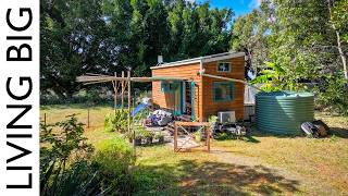 7 Years Living In Their OffGrid Tiny Home Paradise [upl. by Inatirb]