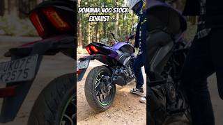 Dominar 400 Stock Exhaust  Sound like twin cylinder  dominar400 trendingshorts shorts sound [upl. by Eerehc]