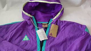 NIKE ACG WOVEN HOODED JACKET HALF ZIP PULLOVER PREMIUM RETRO 931907 [upl. by Ecnatsnoc904]