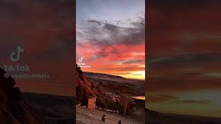 Sunrise at Red Rocks Colorado Sunrise viral beautiful [upl. by Litton859]