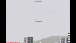 FS2004 KAI TAK APPROACH WARNING VERY DANGEROUS [upl. by Padraig]