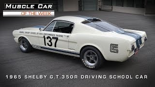 1965 Shelby GT350R Racing School Car Muscle Car Of The Week Video 40 [upl. by Richara]