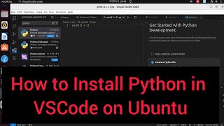 Python in VSCode on Ubuntu The SECRET to Boosting Your Productivity [upl. by Mukund]