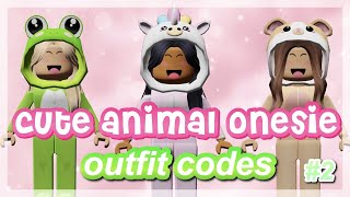 cute animal onesie outfit codes for bloxburg PART 2  roblox ♡ [upl. by Ylelhsa]