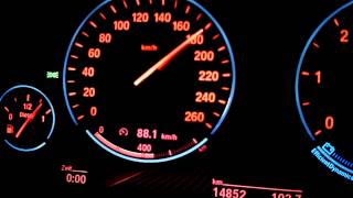 BMW 530d xDrive F10  0240 kmh full Acceleration on the Autobahn [upl. by Jonna237]