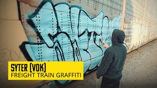 Syter VOk  Freight Train Graffiti [upl. by Gareth]