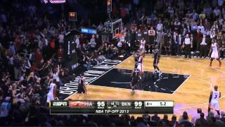 Nets vs Heat 100101 10Nov2013 final minute [upl. by Schilit574]